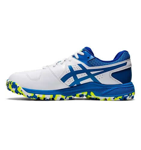 ASICS Gel Peake Cricket Shoes White Directoire Blue